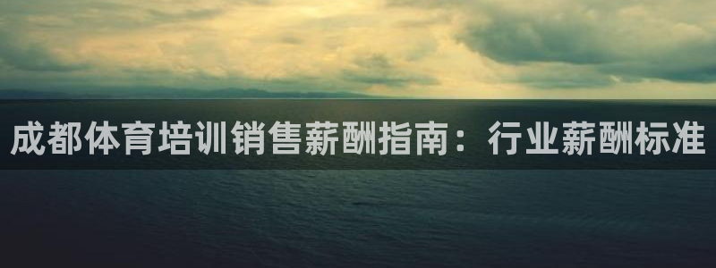 耀世平臺(tái)開戶流程是什么：成都體育培訓(xùn)銷售薪酬指南：行