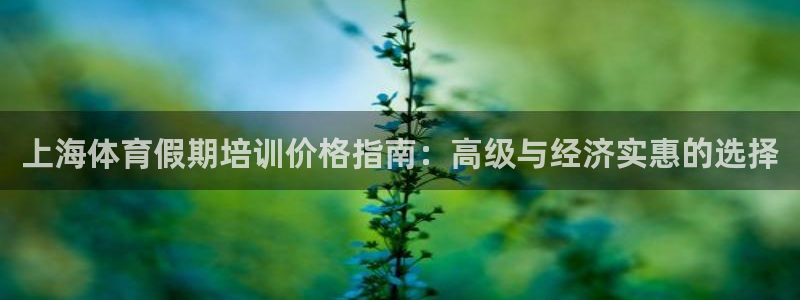 耀世娛樂列7O777：上海體育假期培訓(xùn)價格指南：高級