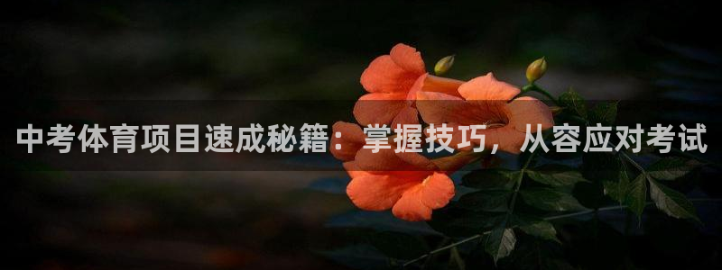 耀世國際集團(tuán)是國企嗎：中考體育項目速成秘籍：掌握技巧